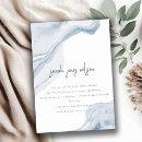 Abstract Soft Blue Coastal Sea Beach Bridal Shower