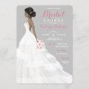 African American Bride Lace Gown Bridal Shower