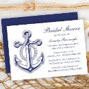 Anchor Navy Blue Sailor Nautical Bridal Shower