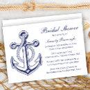 Anchor Navy Blue Sailor Nautical Bridal Shower