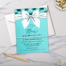 Aqua Elegant Chic Tiffany Birthday