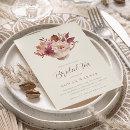 Autumn Floral Teacup Fall Bridal Shower Tea