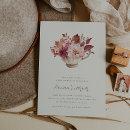 Autumn Floral Teacup Fall Bridal Shower Tea