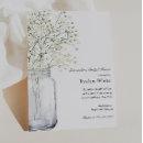 Baby's Breath Mason Jar Bridal Shower