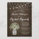 Babys Breath Mason Jar Rustic Bridal Brunch Shower