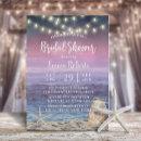 Beach String Lights & Mason Jar Bridal Shower