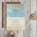 Beach Wedding Lights Seashells Bridal Shower