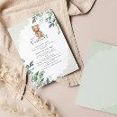 Bearly Wait Eucalyptus Foliage Couples Baby Shower