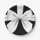 Black Elegant Fancy Tiffany Birthday Tableware Paper Plates