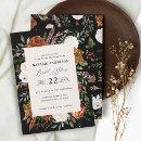 Black terracotta floral rustic bridal shower