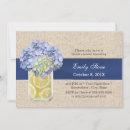 Blue Ribbon Hydrangea & Mason Jar Bridal Shower