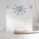 Blue Snow in Love Bridal Shower