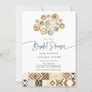 Boho African Tiles Basket Safari Bridal Shower