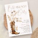 Boho Wildflowers Boots Brunch Bubbly Bridal Shower