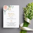 Bridal Shower floral rose gold eucalyptus greenery