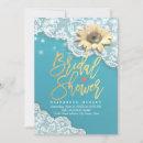 Bridal Shower Lace Sunflower String Lights Tiffany