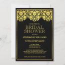 Bridal Shower | Ornate Gold Art Deco Damasks