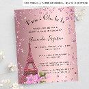 Bridal shower Paris Eiffel pink budget  Flyer