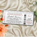 Bridal Shower Ticket