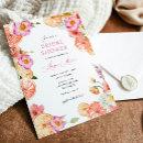 Bright Citrus and Flirty Flowers Bridal Shower