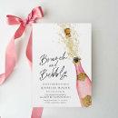 Brunch and Bubbly Champagne Bridal Shower Invitati