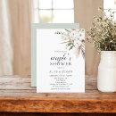 Budget Boho Pampa Grass Greenery Couple Shower Invitation Post