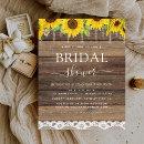 Budget Bridal Shower Sunflower Rustic