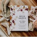 Burgundy Boho Fall Floral Bridal Shower