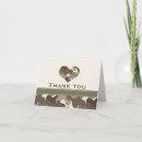 Camouflage Heart Thank You Note