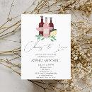 Cheers To Love Wine Bridal Shower Invitation Post