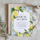 Chic Lemon Mediterranean Summer Bridal Shower