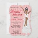 Chic White Modern Bridal Shower Invite