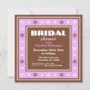 Chocolate Brown & Purple Bridal Shower