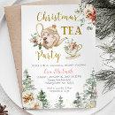 Christmas Floral Bridal Shower Tea Party