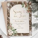 Christmas Floral Snow in Love Winter Bridal Shower