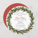 Christmas Holly Wreath Winter Bridal Shower