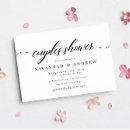 Classic Elegant Script Couples Bridal Shower