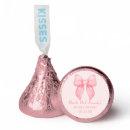 Coquette Aesthetic Cute Pink Bow Personalized Hershey®'s Kisses®