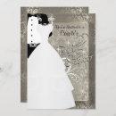 Couple's Bridal Shower in Antique Damask Silver