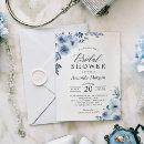 Dusty Blue Bohemian Floral Bridal Shower