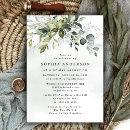 Dusty Blue Eucalyptus Greenery Boho Bridal Shower