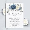 Dusty Blue Navy Champagne Ivory Bridal Shower