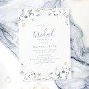 Dusty Blue Wildflower Rustic Boho Bridal Shower