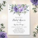 Dusty Purple Eucalyptus Botanical Bridal Shower