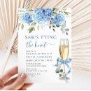 Elegant Blue Hydrangea Floral Bridal Shower