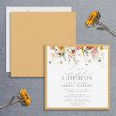 Elegant Bridal Luncheon Wildflower Yellow