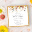 Elegant Bridal Luncheon Wildflower Yellow