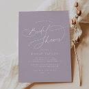 Elegant Charm Purple Bridal Shower