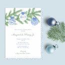 Elegant Christmas Tree Monogram Coed Bridal Shower