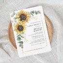 Elegant Eucalyptus Sunflower Floral Bridal Shower